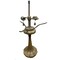 Tiffany Style Metal Lamp Base, Antique Light Bronze Finish, Nicely Weighted, 24" Tall - 2 Bases